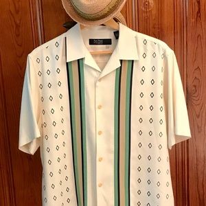 Classic 100% Silk Nat Nast Camp Shirt.